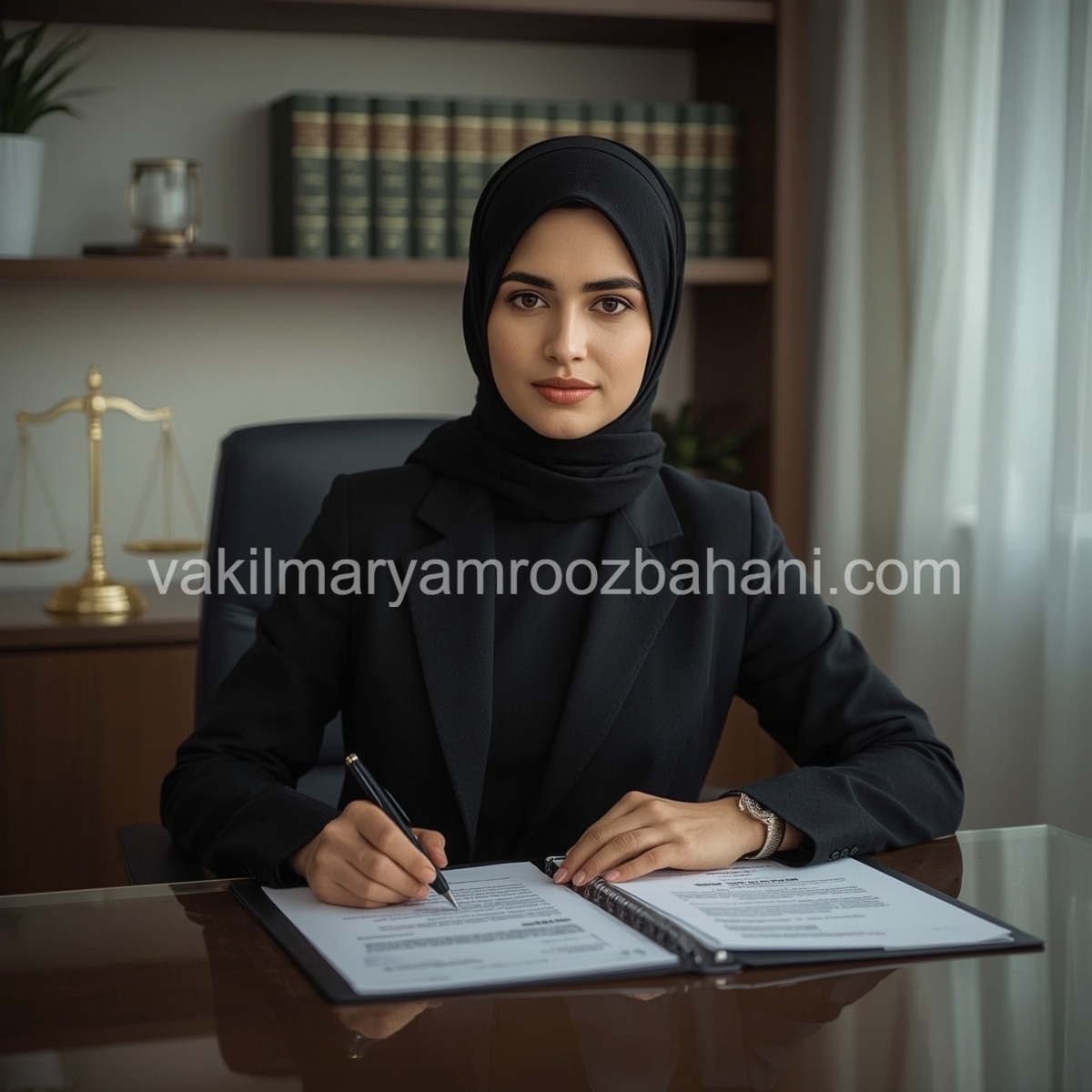 وکیل مریم روزبهانی وکیل پایه یک دادگستری با ارائه مشاوره حضوری و آنلاین حقوقی در بروجرد صفا
