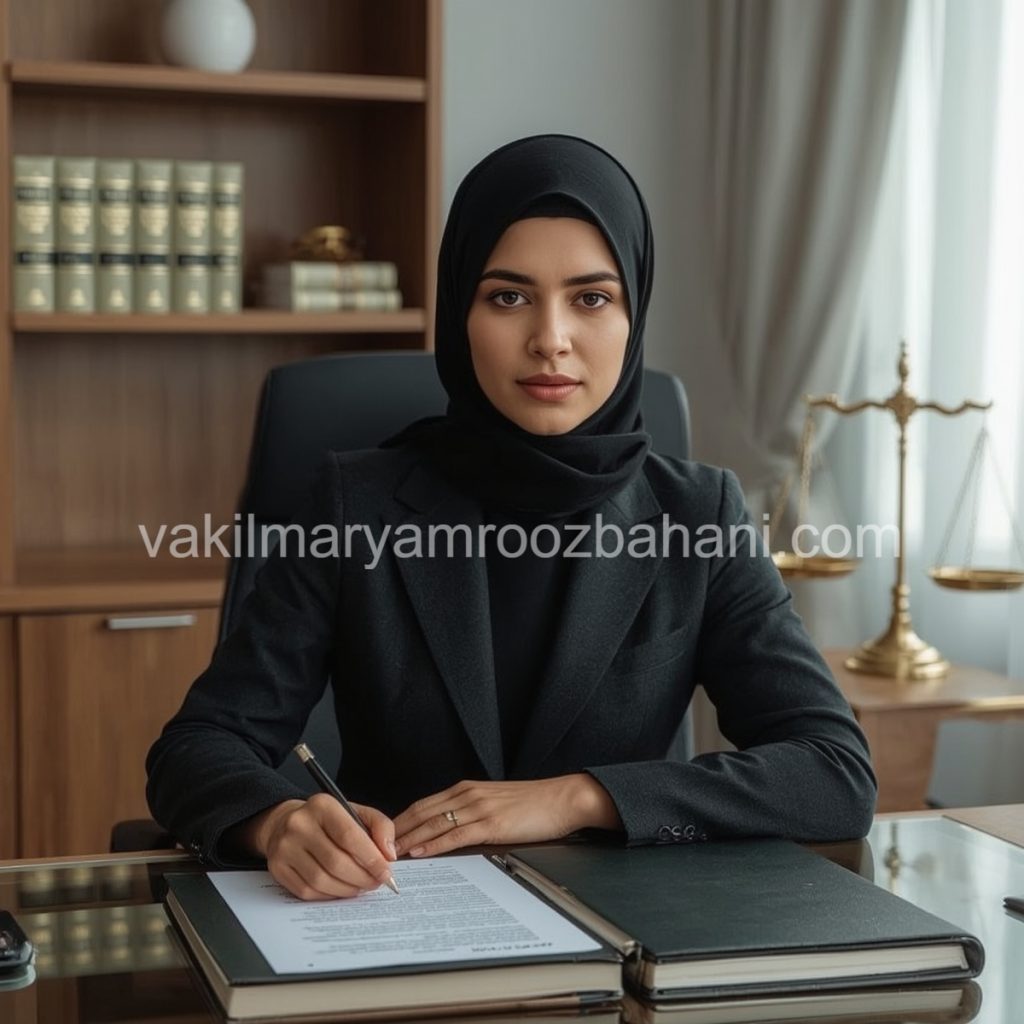 وکیل مریم روزبهانی وکیل پایه یک دادگستری حقوقی با تخصص در پرونده های پیچیده در بروجرد شهید چمران