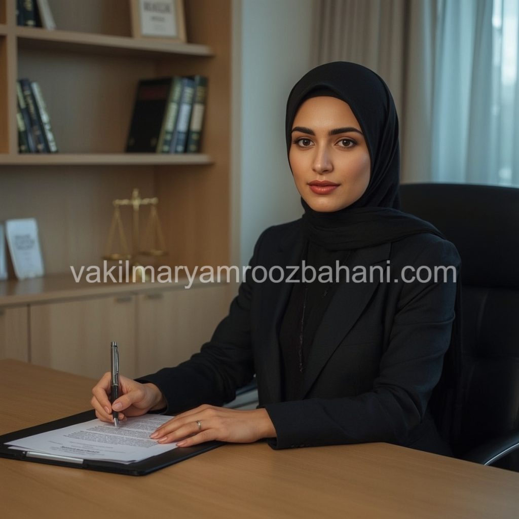 وکیل مریم روزبهانی وکیل دادگستری پایه یک با قیمت مناسب و پاسخگویی ۲۴ ساعته در بروجرد شهید چمران