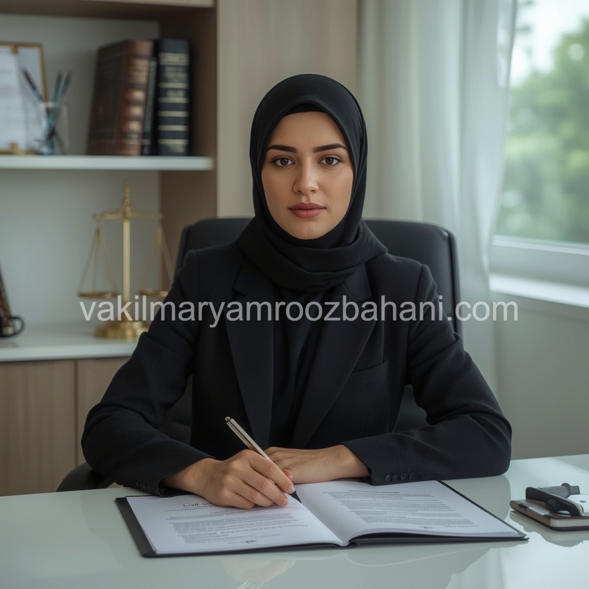 وکیل مریم روزبهانی وکیل پایه یک دادگستری با پیگیری مستمر پرونده‌ها در مراجع قضایی در بروجرد میدان معلم