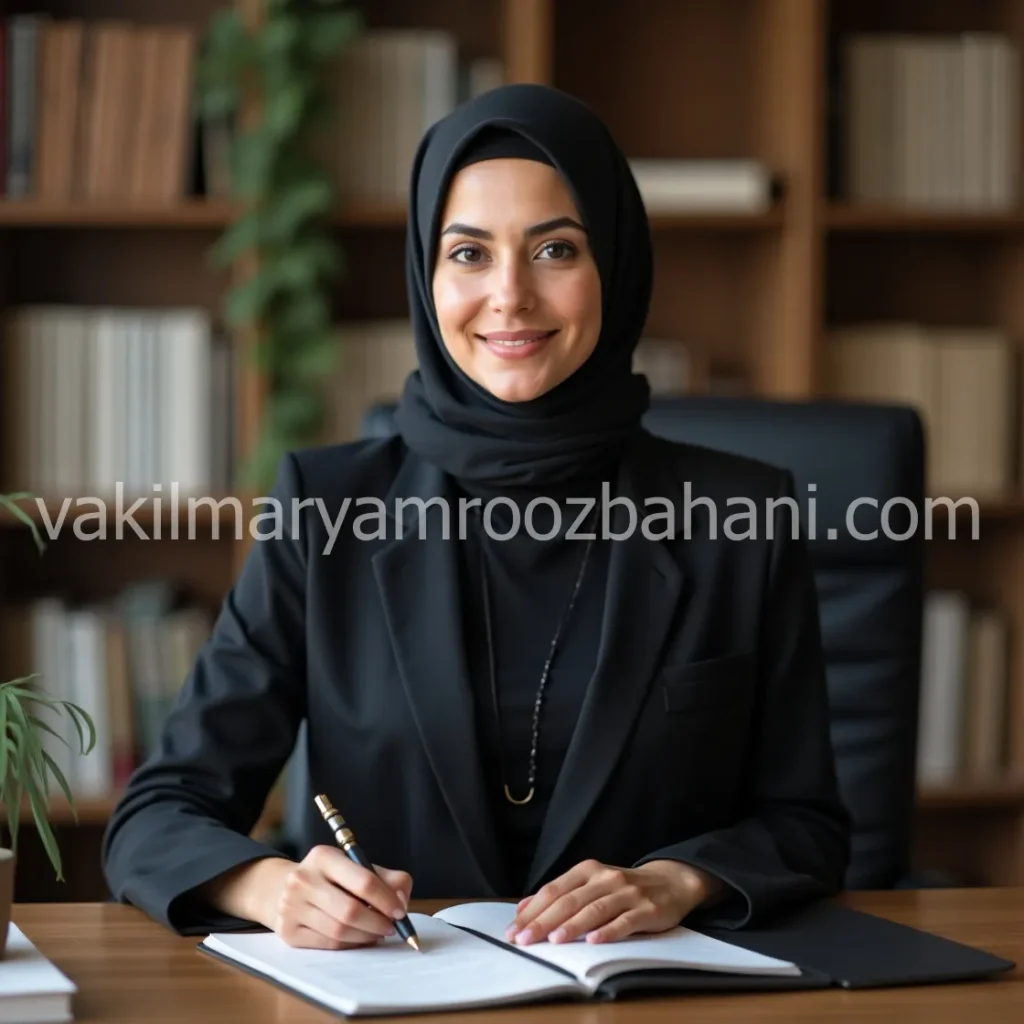وکیل مریم روزبهانی وکیل دادگستری پایه یک با قیمت مناسب و پاسخگویی ۲۴ ساعته در بروجرد شهید چمران